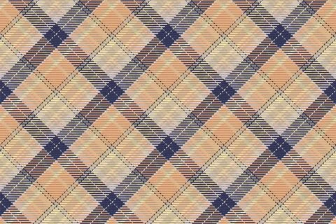 Seamless pattern of scottish tartan plaid. Repeatable background with check f Illustrazione stock