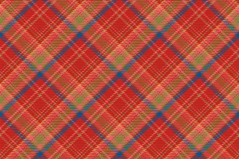 Seamless pattern of scottish tartan plaid. Repeatable background with check f Stockillustratie