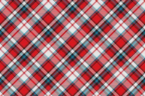 Seamless pattern of scottish tartan plaid. Repeatable background with check f 库存插图