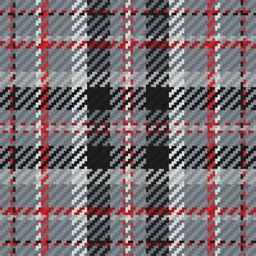 Seamless pattern of scottish tartan plaid. Repeatable background with check.. Illustrazione stock