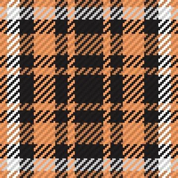 Seamless pattern of scottish tartan plaid. Repeatable background with check f Stock Illustration