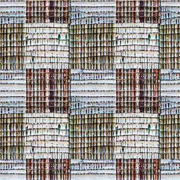 Seamless pattern of scrappy carpet Stock Photos