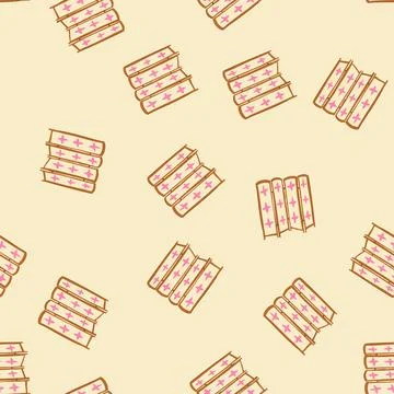 Seamless pattern screen room divider cartoon vector Stock Illustration