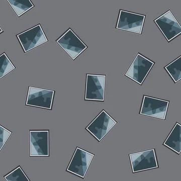 Seamless pattern screen smart photo frame cartoon vector Stock Illustration