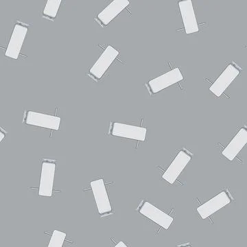 Seamless pattern screen tv antenna cartoon vector Stock Illustration