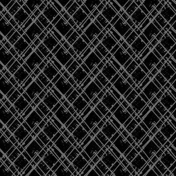 Seamless Pattern - Scribble (Black, Gray) Illustrazione stock