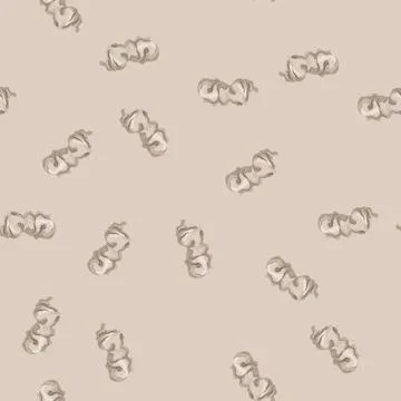 Seamless pattern scrunchie hair band color icon vector Stock Illustration