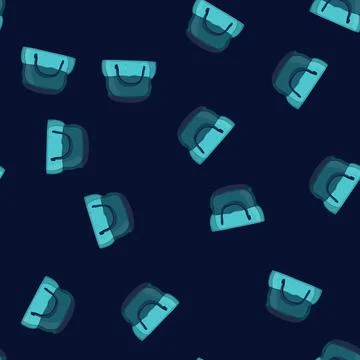 Seamless pattern sea beach bag cartoon vector Stockillustratie