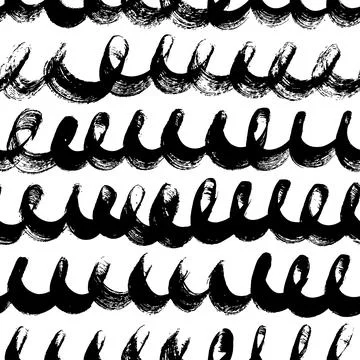 Seamless pattern with sea, rivers or water texture Illustrazione stock