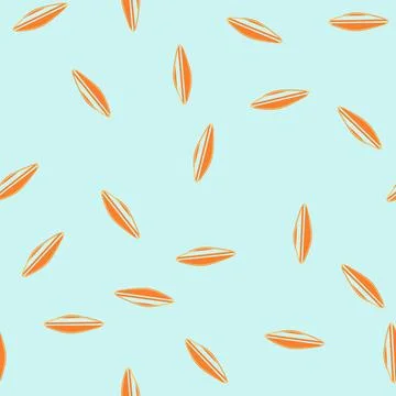 Seamless pattern sea surfboard cartoon vector 库存插图