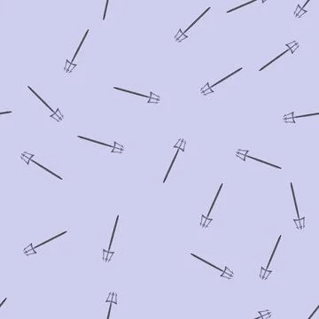 Seamless pattern sea trident magic cartoon vector イラスト素材