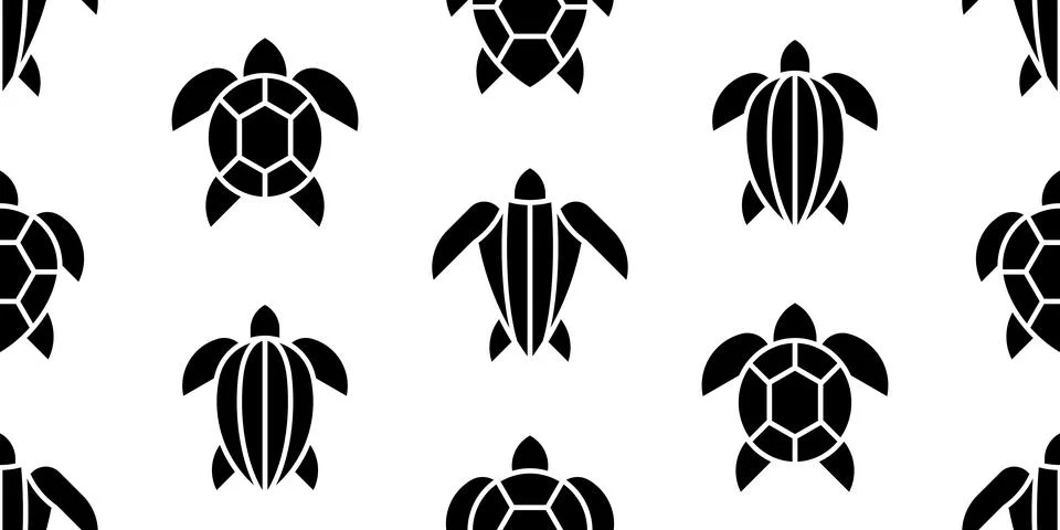 Seamless pattern with Sea Turtles 스톡 일러스트