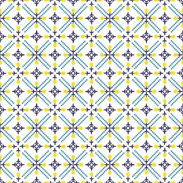 Seamless pattern Seamless pattern with floral motifs on gradient backgroun... 스톡 사진