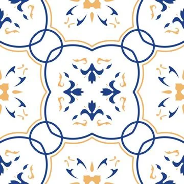 Seamless pattern Seamless pattern with floral motifs on gradient backgroun... 스톡 사진