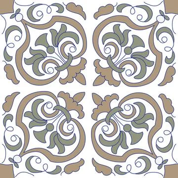 Seamless pattern Seamless pattern with floral motifs on gradient backgroun... Stock Photos