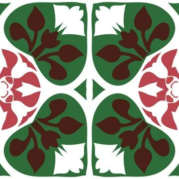 Seamless pattern Seamless pattern with floral motifs on gradient backgroun... Foto stock