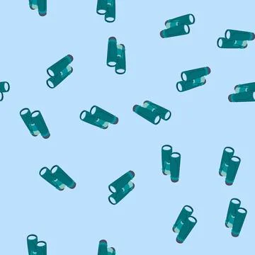 Seamless pattern search binoculars cartoon vector Illustrazione stock