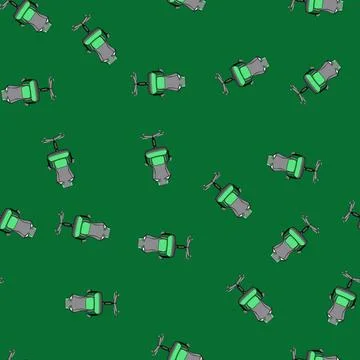 Seamless pattern seat game chair cartoon vector Stock Illustration