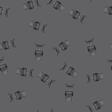Seamless pattern seat office chair cartoon vector Stock Illustration