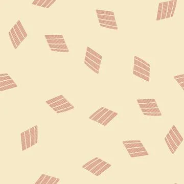 Seamless pattern seaweed sushi rolling mat cartoon vector イラスト素材