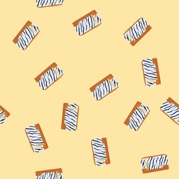 Seamless pattern secure wallet cartoon vector イラスト素材