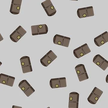 Seamless pattern Security lock device protecting home and property Stock Illustration