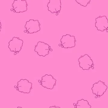 Seamless pattern seduction coquette cartoon vector Stock Illustration