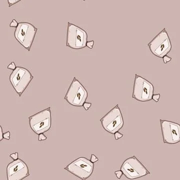 Seamless pattern Seed bag for planting and agricultural cultivation Stock Illustration