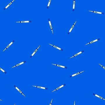 Seamless pattern serum pipette cartoon vector Stock Illustration