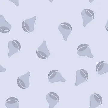 Seamless pattern serveware sauce dipping bowl cartoon vector Stock Illustration