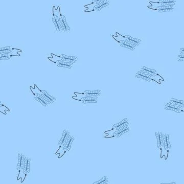 Seamless pattern service shoe dryer electric cartoon vector Stock Illustration