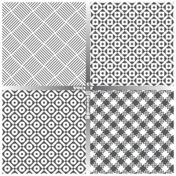 Seamless pattern set ff イラスト素材
