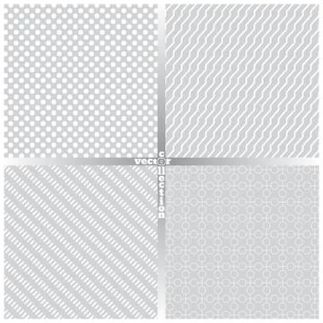 Seamless pattern set fn Illustrazione stock