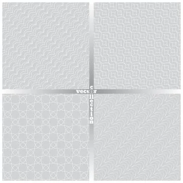 Seamless pattern set fz 스톡 일러스트