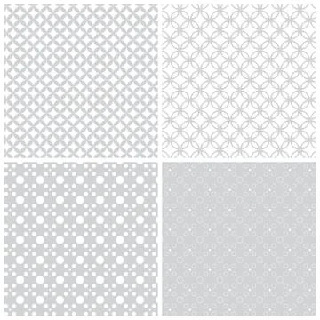 Seamless pattern set イラスト素材