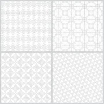 Seamless pattern set Stock Illustration