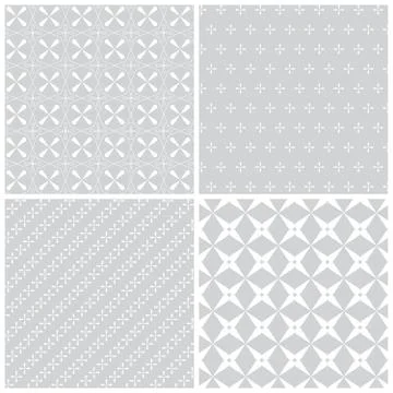 Seamless pattern set Illustration