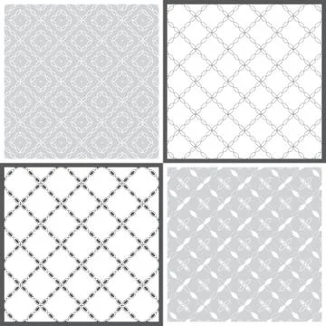 Seamless pattern set Illustration