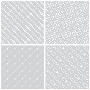 Seamless pattern set Illustration