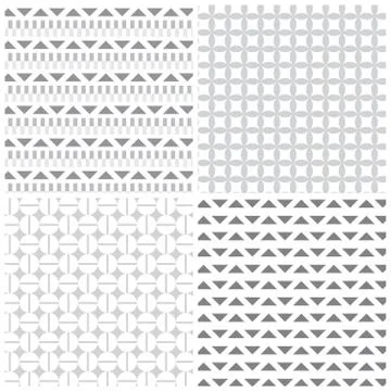Seamless pattern set Illustration