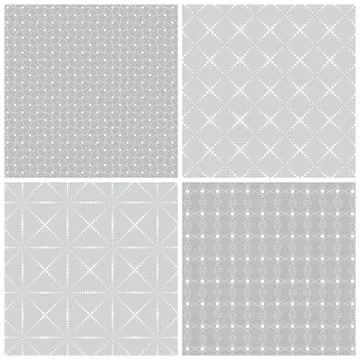 Seamless pattern set 스톡 일러스트