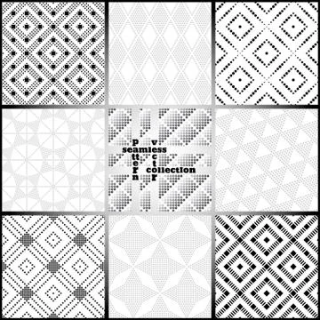 Seamless pattern set 스톡 일러스트
