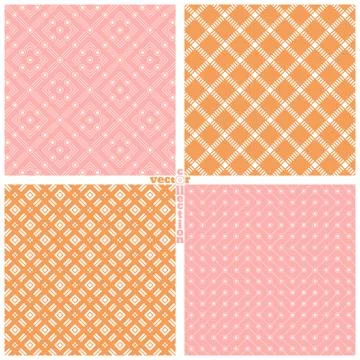 Seamless pattern set イラスト素材