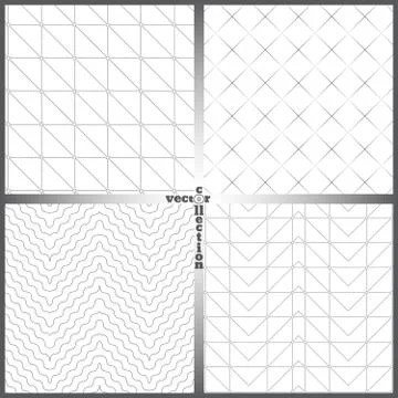 Seamless pattern set Illustration