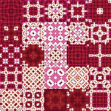 Seamless pattern set. Many patterns. Squares texture and background Stock Illustration