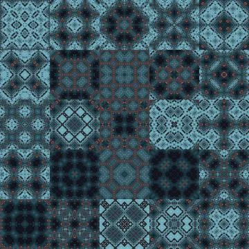 Seamless pattern set. Many patterns. Squares texture and background Illustrazione stock