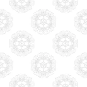 Seamless Pattern. Set of Rosettes Seamless Pattern. Set of Rosettes Isolat... 스톡 사진