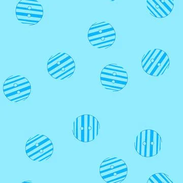 Seamless pattern sew sewing button cartoon vector Stock Illustration