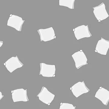 Seamless pattern shadow paper curl cartoon vector Stock Illustration