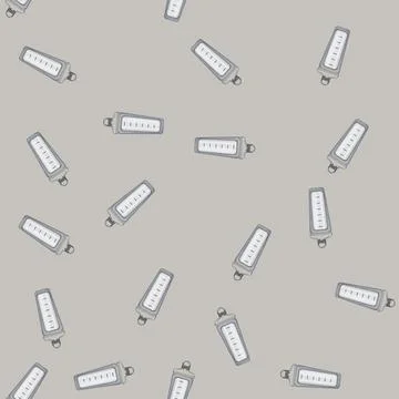 Seamless pattern shake protein shaker cartoon vector 스톡 일러스트